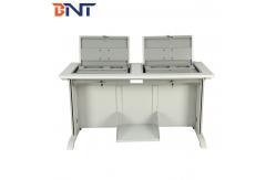 China High School / College Student Double Computer Desk PC Slot Available supplier