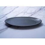 SGS Irregular Dark Night Porcelain Dessert Plates
