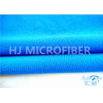 Blue Polyester Flexible  Loop Fabric For Clothing And Bag Adhering