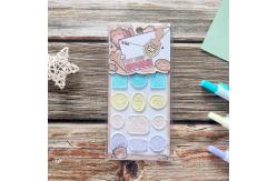 China Premade Seal Stamp Stickers UV Offset Printing Self Adhesive Sticker supplier