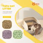 ODM Flushable Tofu Cat Litter Sand Green Tea Toilet Flushable Cat Litter