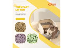 China ODM Flushable Tofu Cat Litter Sand Green Tea Toilet Flushable Cat Litter supplier