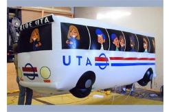 China Inflatable Car Balloon Advertising Mode , Customized Cartoon helium balloon supplier