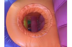 China Parcours Zoo Inflatable obstacle course bounce house 4x16x5m supplier