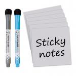 Soft Whiteboard Reusable Calendar Planner Dry Erase Sticky Notes 10x10cm