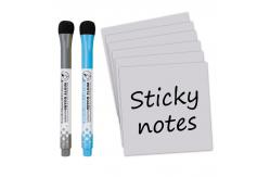 China Soft Whiteboard Reusable Calendar Planner Dry Erase Sticky Notes 10x10cm supplier