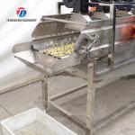 The corn threshing washing blanching production line