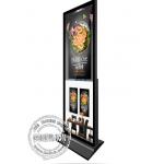 70 / 75 Inch LCD Touch Screen Digital Signage Kiosk for sale