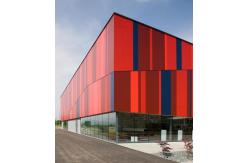 China Prefab Aluminium Curtain Wall Cladding Profile Tile Rgb Long Facade supplier