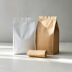 Industrial-Grade Custom BOPET Bags - Moisture-Proof Coffee Export Packaging With Resealable Zipper for sale