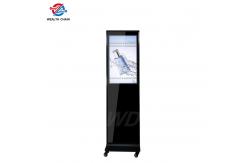 China 32 Inch Interactive Freestanding Mobile Digital Signage With Wheels supplier