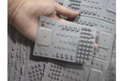 China Customized Hot Stamping Silicone Button Mold For Electronic Devices supplier