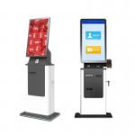 27/32 Inch Self Service Kiosk Terminal Ticket Printing Cash Receive Card Dispensing and Passport Scanning Functions for sale