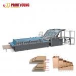 Flute Laminating 11kw Corrugated Box Making Machine for sale