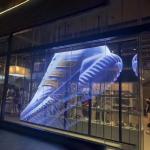 Fixed Advertising LED Display Panel P3.91 P7.8 Transparent LED Mesh Screen for Store Curtain for sale