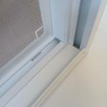 Double Hung White Vinyl Window With Screen UPVC Frame And Glass Pane