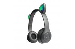 China ROHS Bluetooth Foldable Headset Lovely Design LED Stereo Wireless Headphone supplier