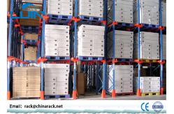 China Industrial Warehouse Drive In Pallet Rack Convenient Pick Up Cargos supplier