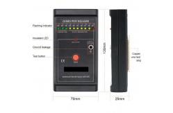 China Black Portable ESD Wrist Strap Tester Static Electricity Detection Monitor supplier