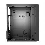 Micro MATX ARGB Computer Cabinet RGB LED PC Case 4 Full Slots
