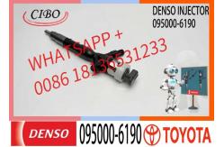 China common rail fuel injector 095000-6190  23670-30100  for Toyota supplier