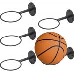 Wall Mounted Sport Ball Holder Display Storage Steel Rack Customized Logo Advertising for sale