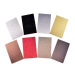 Sturdy Nontoxic Brushed Gold Aluminum Sheet , Corrosion Resistant Brushed Gold ACM for sale