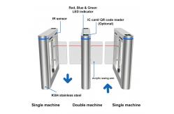 China Security RFID Swing Barrier Turnstile Gate With Counter Access Control System supplier