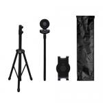 Ipad / Tablet Adjustable Stand Holder Black Adjustable Height Tallest 146CM