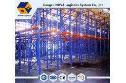 China Anti-Rust Metal Storage Drive Through Pallet Racking With Electrostatic Spray supplier