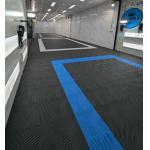 Modern Grey Plastic Square Modular Interlock Flooring Tiles for sale