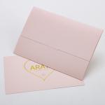 11 X 16cm Custom Design Pink Paper Envelope For E Commerce Packaging for sale