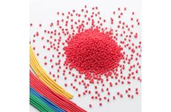 China Bulk Red Reprocessed Pvc Compound Particles For Insulating Seals Jackets supplier