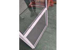 China Soundproof Single Sash Top Aluminum Hung Window For Bathroom supplier