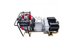 China Double Drum Engine Powered Winch 47Kn Underground Cable Winch Machine supplier