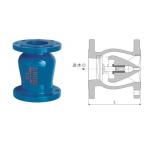 DRVZ silence check valve Flanged end GB/T17241.6 GB9113 for feeding draining system for sale