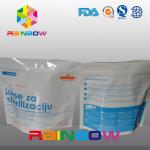 High Temperature Resealable Plastic Microwave Steriliser Food Bags With Zipper for sale