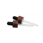 Pipette Glass Dropper With Different Lenghts Bamboo Dropper Caps For Bottles