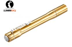 China Mini Lumintop Iyp365 Brass Flashlight , Self Luminlous Ring Copper EDC Flashlight supplier
