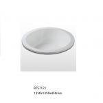 China Circular Shaped Acrylic Drop-in Bathtub for Indoor Tub CE Certification for sale