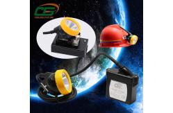 China 15000 Lux Underground Cap Lamps , Explosion Proof Led Miner Headlamp supplier