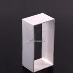 Square Tube Big Size Mill Finish Aluminum Customized Length Extrusion Profile for sale