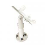 White Anti Theft Tablet Holder Metal Rotatable Security POS Terminal Display Stand