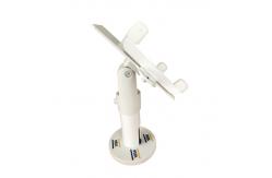 China White Anti Theft Tablet Holder Metal Rotatable Security POS Terminal Display Stand supplier