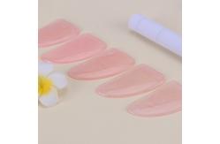 China Rose Quartz Crystal Facial Roller Customized Face Eye Roller 10g supplier