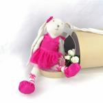 Eco Friendly PP Cotton Stuffed Animal Toys Plush Loveable Easter Bunny Baby Gifts for sale