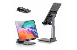China Height Adjustable Folding Desktop Phone Stand 130mm Phone Holder Desk Mount supplier