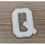 Towel Embroidered Letter Patches Heat Transfer Labels For Clothes