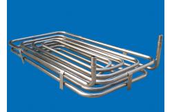 China Double Layer SUS316 Immersion Heat Exchanger For Cooling Alkaline Solution supplier