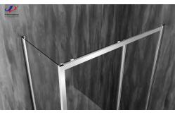 China 6mm Tempered Safety Glass In Chromed Aluminium Frame Glass Shower Enclosures supplier